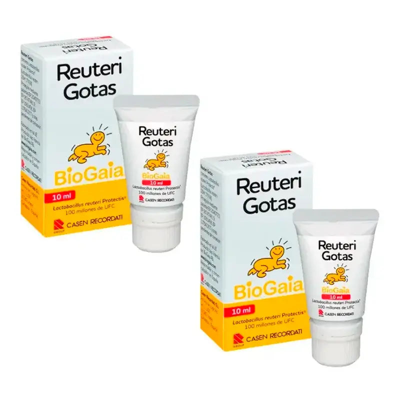 Reuteri Gotas, Embalagem 2 x 10 ml