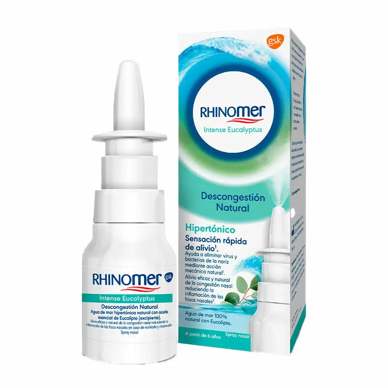 Rhinômer Eucalipto Spray Spray Nasal Água, 20 ml