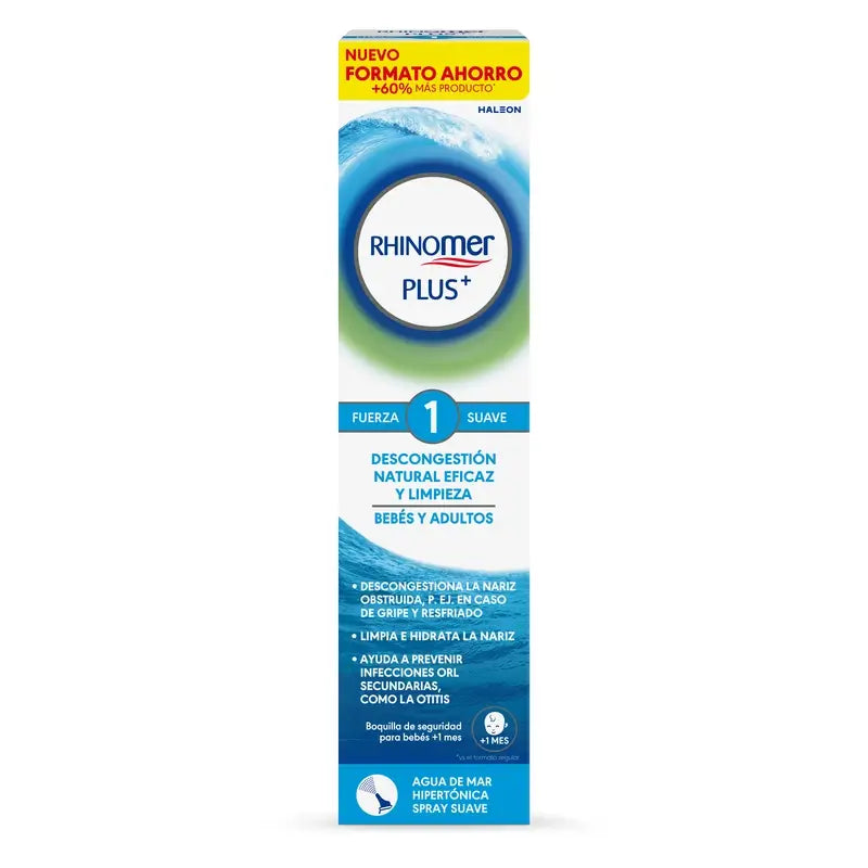Rhinomer Plus+ F1 Bebés e Adultos Formato Económico , 200 ml