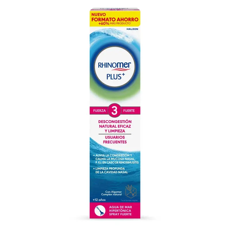 Rhinomer Plus+ F3 Utilizadores Frequentes Formato Económico , 200 ml