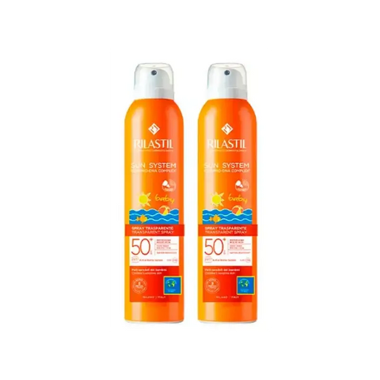 Rilastil Sun System Baby Spray Transparente 50+ , 2 x 200 ml