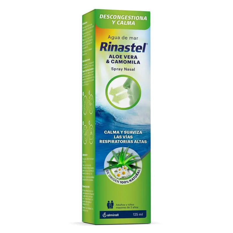 Rinastel Aloé V Camomila Spray Nasal, 125 ml