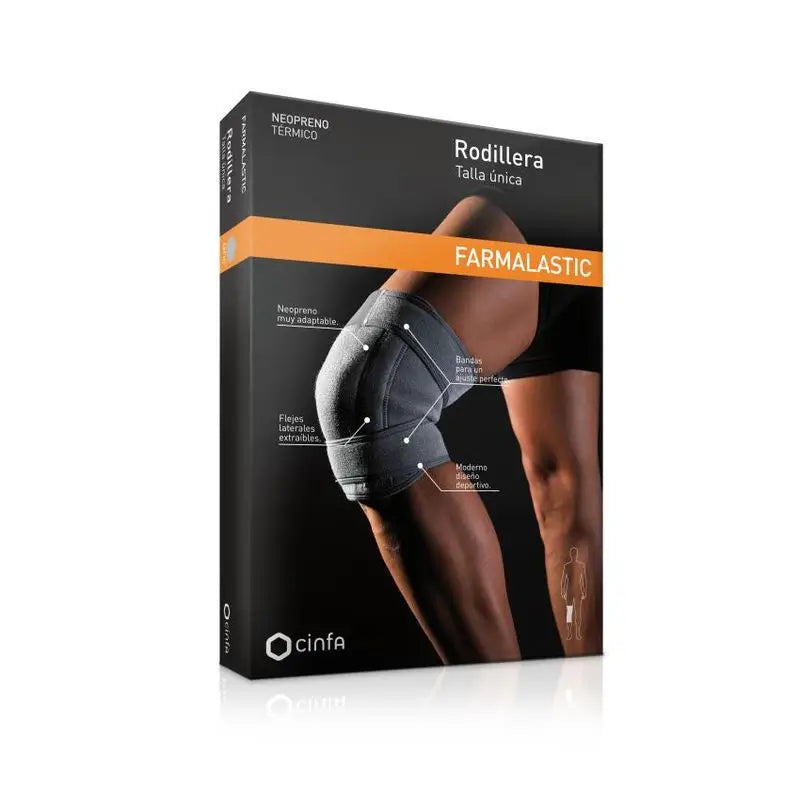 Joelheira Neoprene Knee Brace, Tamanho Único