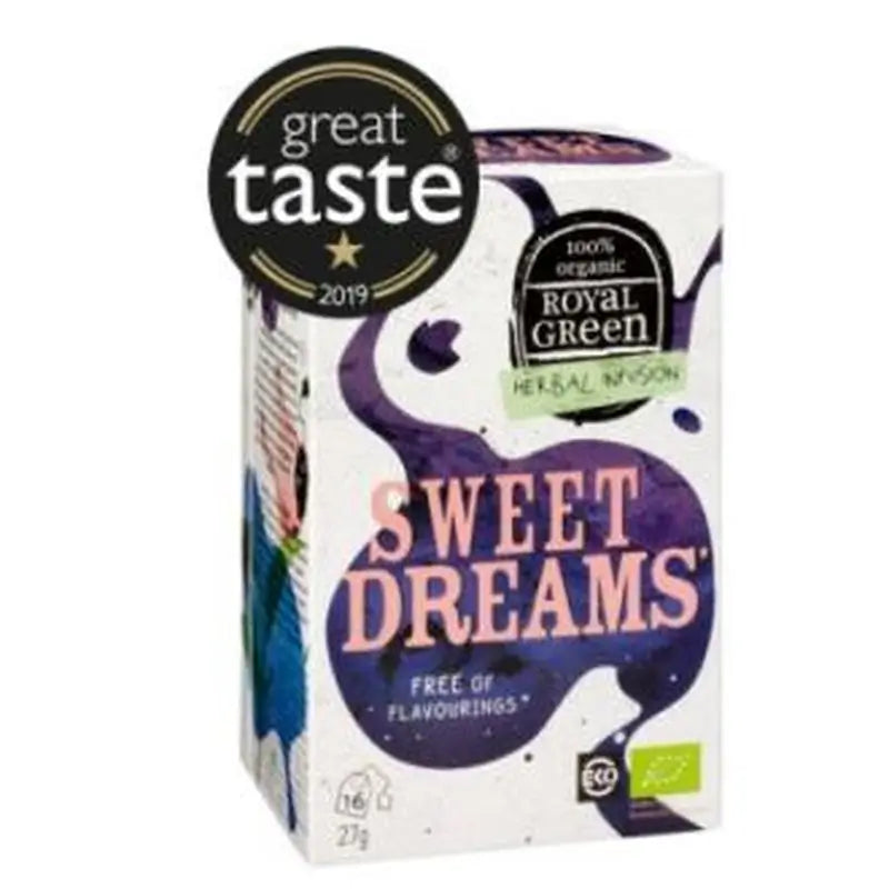 Royal Green Sweet Dreams Dulces Sueños 16Infusiones. Bio**