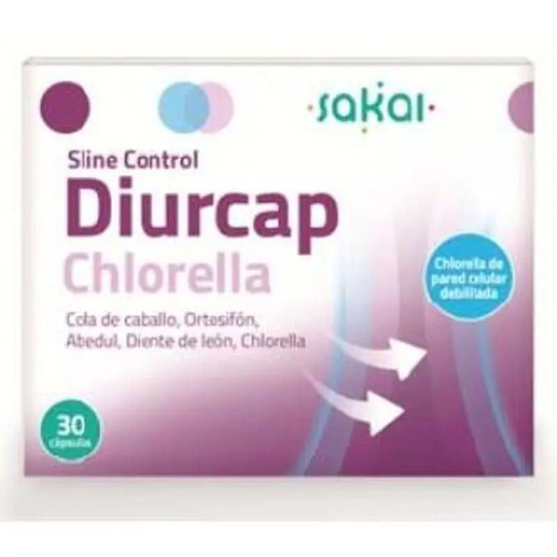 Sakai Sline Control Diurcap Chlorella 30 Cápsulas