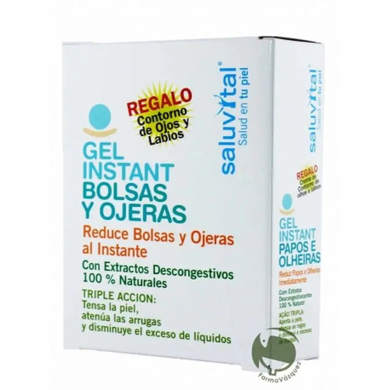 Saluvital Gel Instant Bolsas Y Ojeras 10Ml