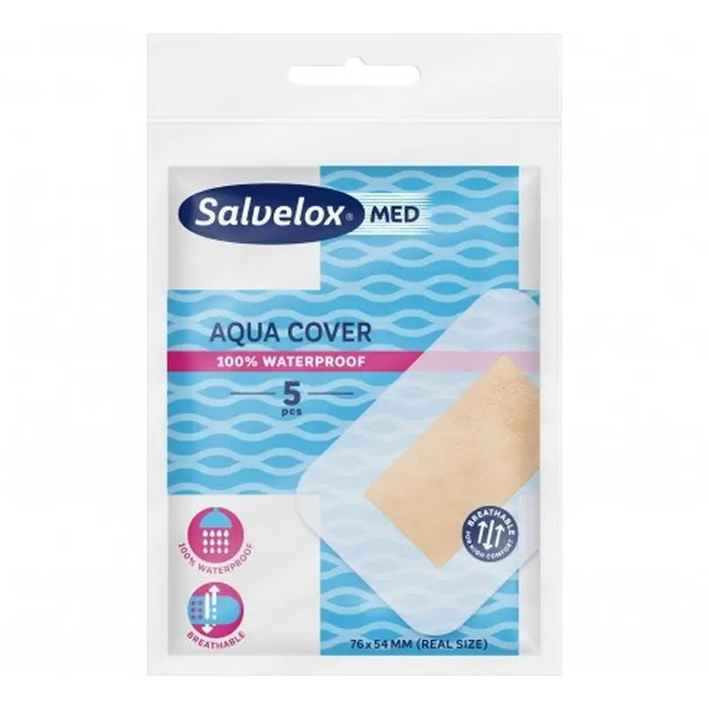 Salvelox Aqua Cover, 5 Apósitos De 76X54 Mm
