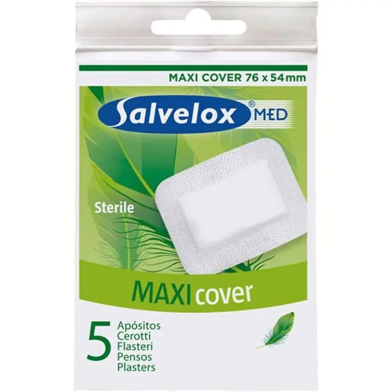 Salvelox Maxi Cover, 5 Apósitos De 76X54 Mm
