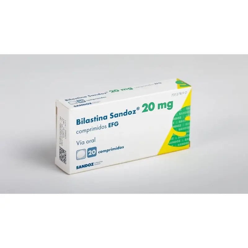 Sandoz Care Bilastine 20 Mg, 20 comprimidos