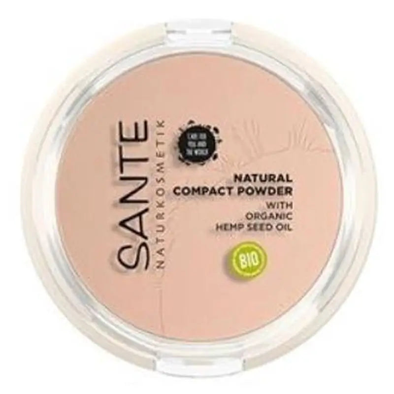 Sante Naturkosmetik Maquillaje Compacto 01 Cool Ivory 9Gr.