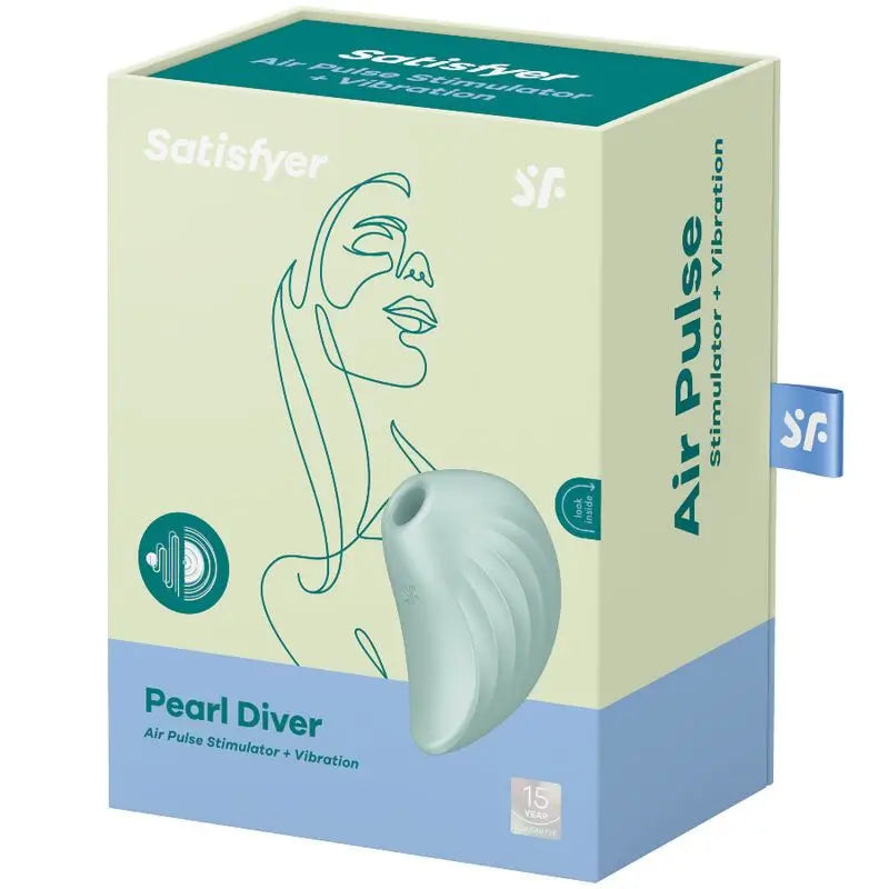 Satisfyer Air Pulse Pearl Diver Estimulador Y Vibrador - Verde