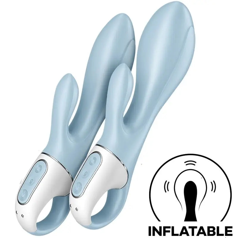 Satisfyer Air Pump Bunny 1 Vibrador insuflável para coelhos Azul