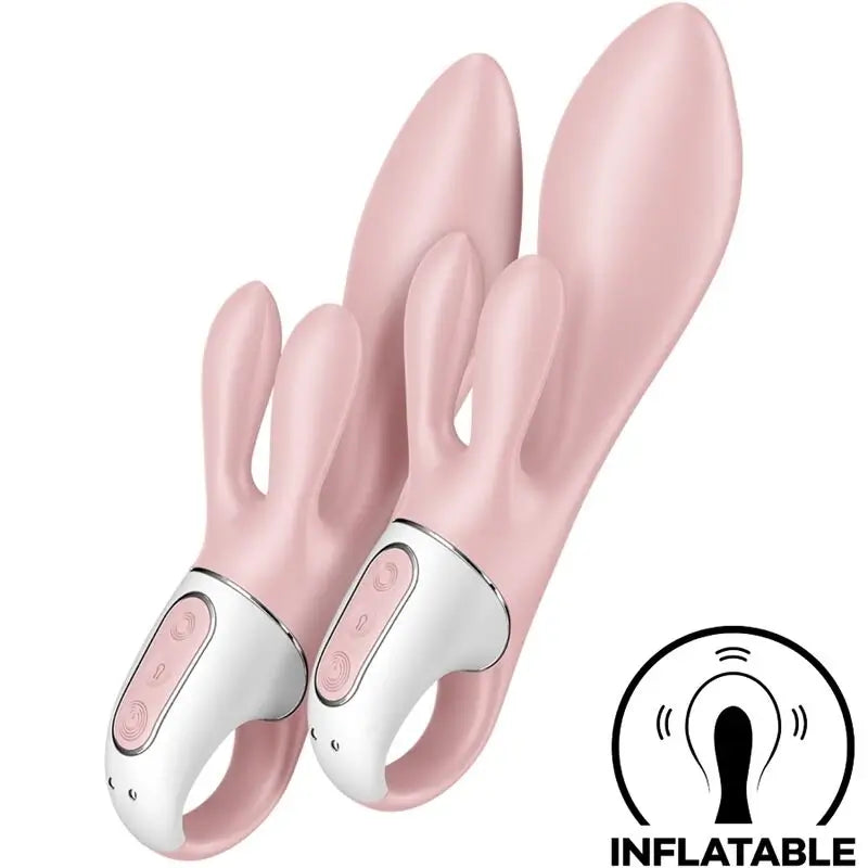 Satisfyer Air Pump Bunny 3 Vibrador insuflável para coelhos Rosa