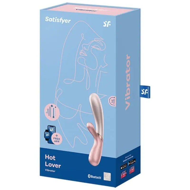 Satisfyer Vibrator Hot Lover Vibrador Rosa-Beige