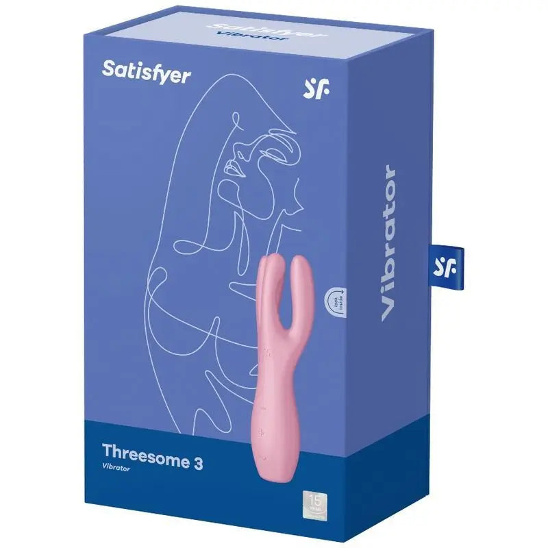 Satisfyer Vibrator Threesome 3 Vibrador - Rosa