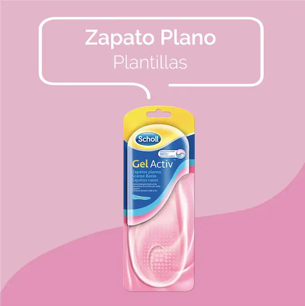 PALMILHAS SCHOLL GEL GEL ACTIVO SAPATO PLANO