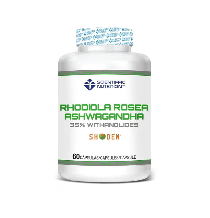 Scientiffic Nutrition Rhodiola Rosea + Ashwaandha, 60 cápsulas