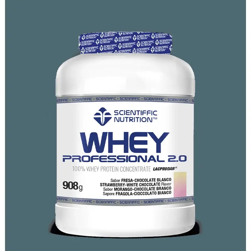 Scientiffic Nutrition Whey Professional 2.0 Strawberry White Choco , 908 gramas