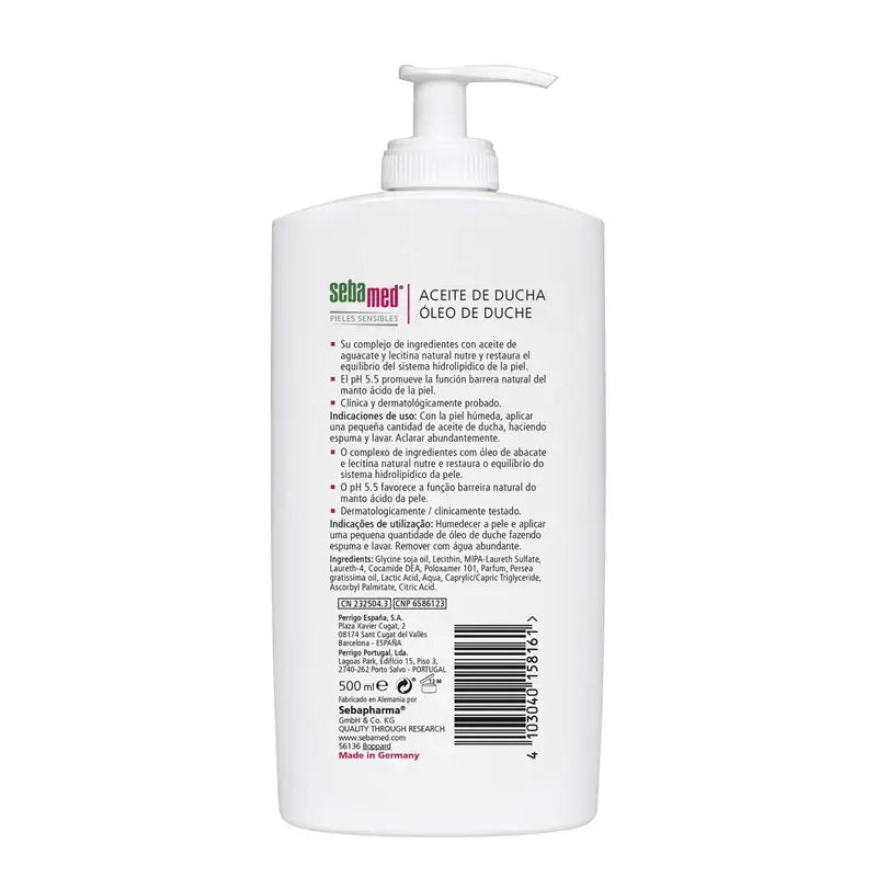 SEBAMED ÓLEO DE BANHO 500 ML.