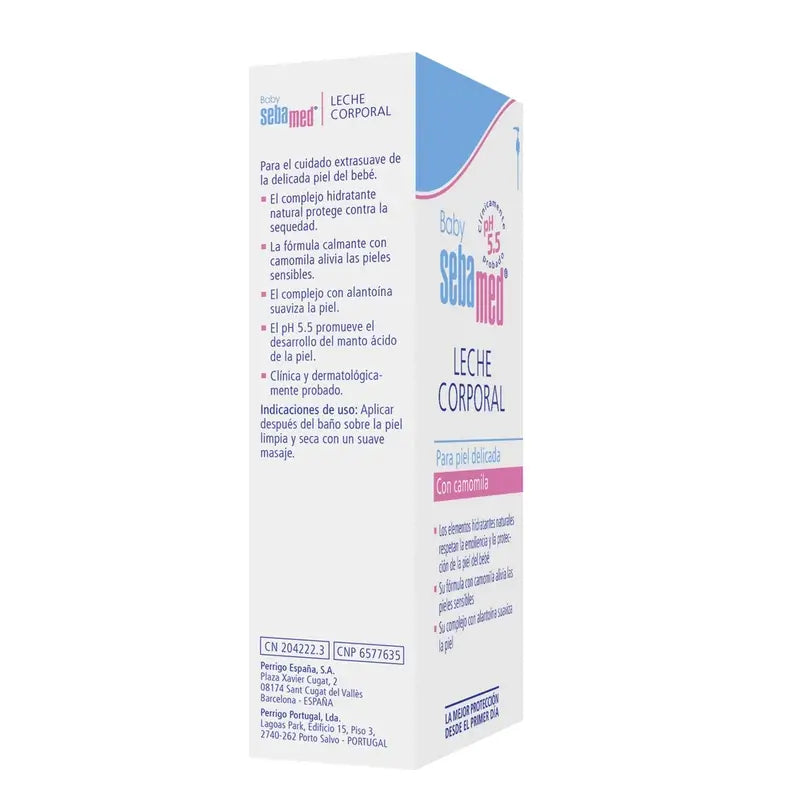SEBAMED Leite para o corpo do bebé 200 ml