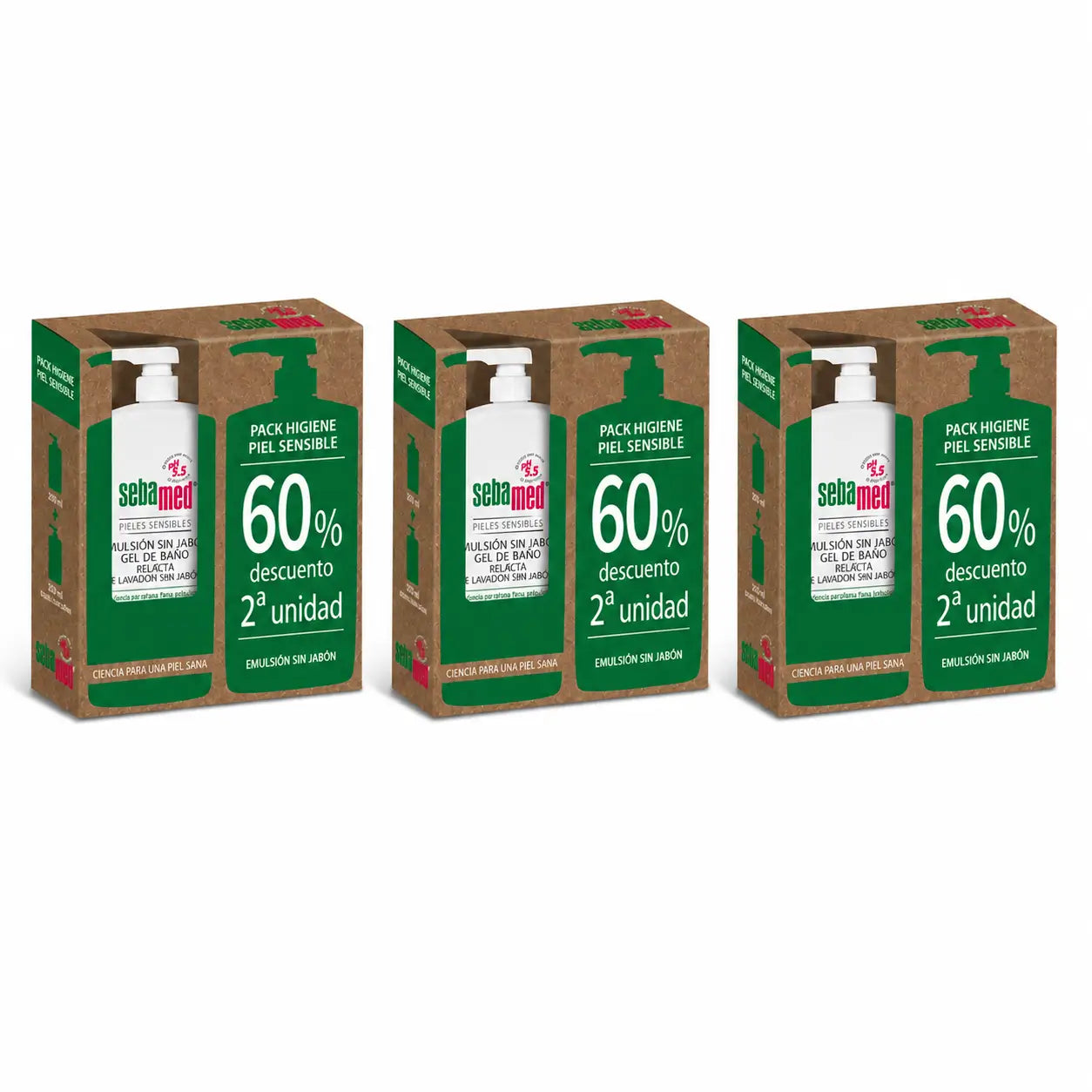 Sebamed Soapless Emulsion Duplo, 1500 Ml , embalagem 3