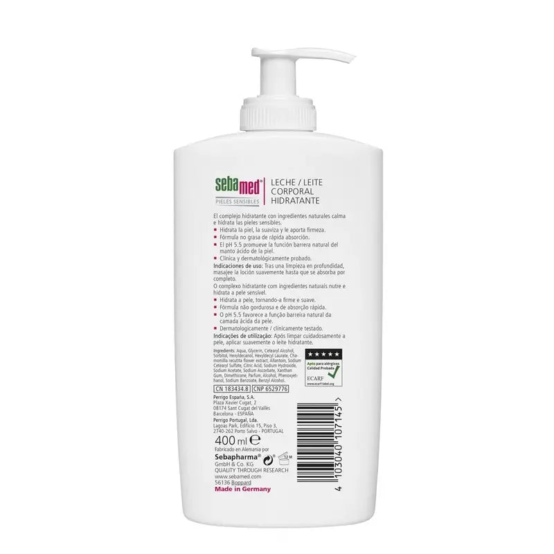 SEBAMED BODY MILK 400 ML