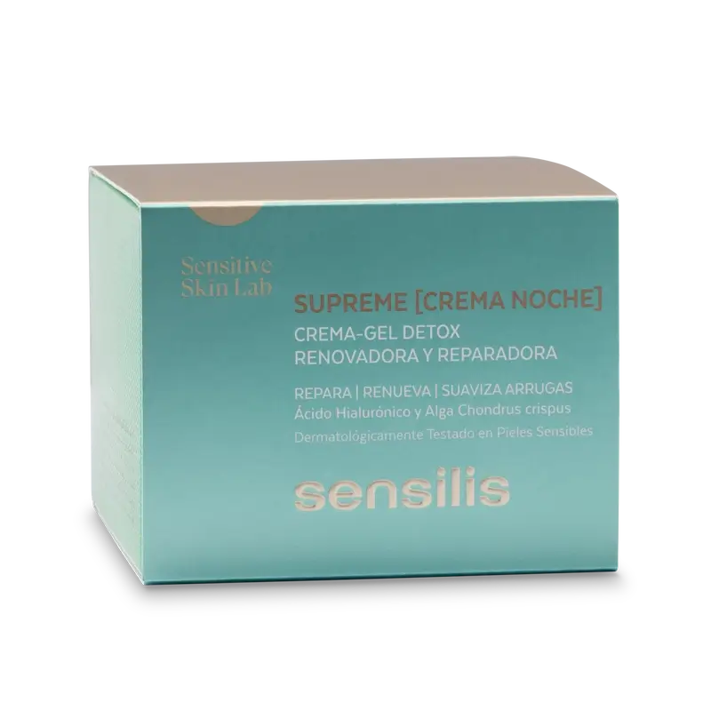 Sensilis Supreme Creme de Noite Detox Renovador e Reparador , 50 ml
