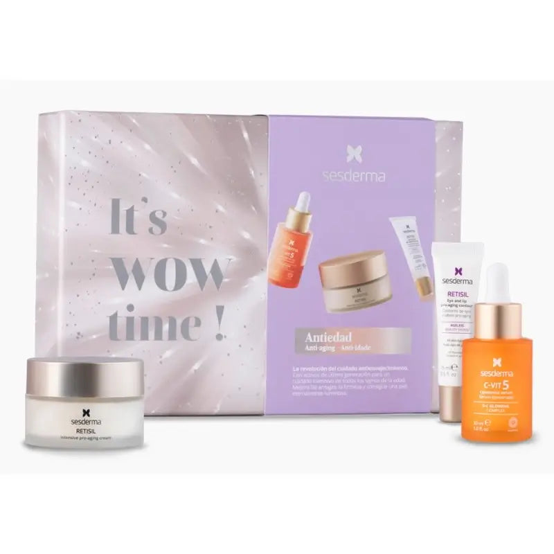 Sesderma It's Wow Time! Pacote anti-envelhecimento, 3 peças