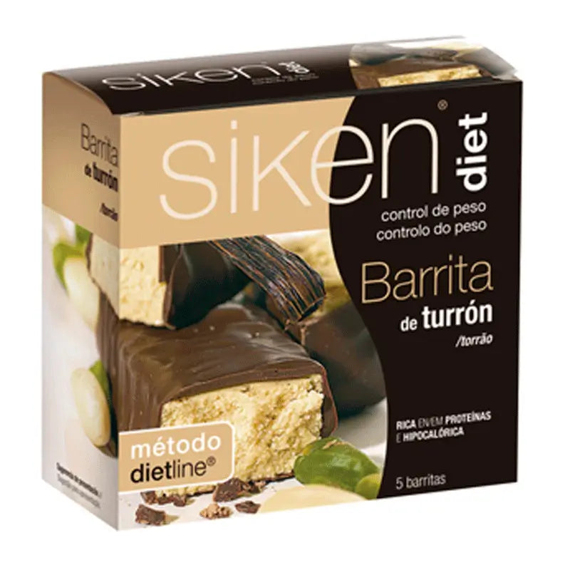 SIKEN DIET BARRITA TURRON 5 BAR