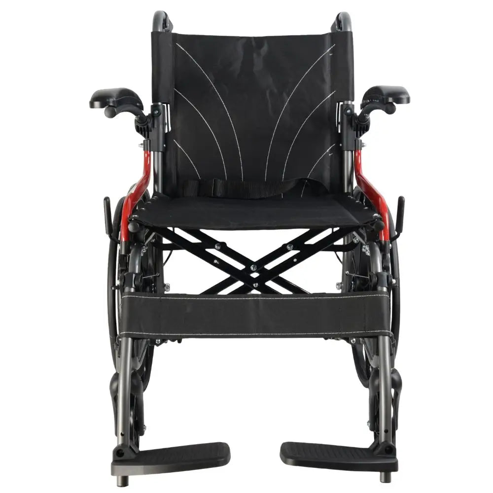 cadeira de rodas autopropulsada, braços rebatíveis, 43 cm