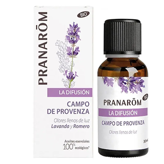 Campo de Provença Orgânica de Difusão de Sinergia Pranarom, 30 ml
