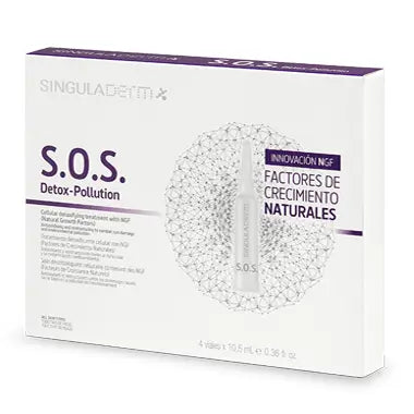 SINGULADERM SOS SOS DESINTOXICAÇÃO-POLUIÇÃO 10,5 ML 4 FRASCOS PARA INJETÁVEIS
