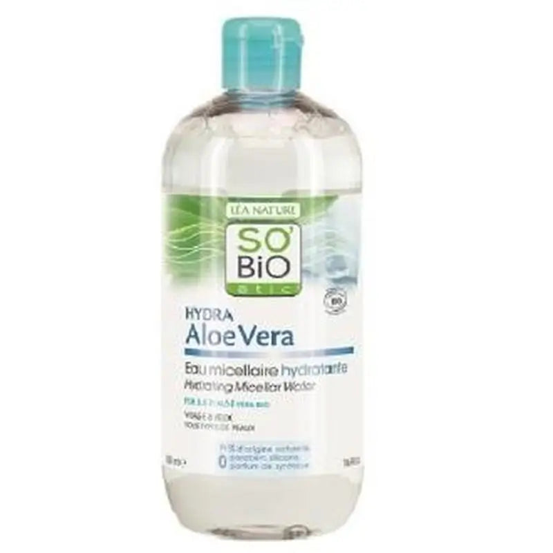 So´Bio Etic Agua Micelar Hidrantante Aloe Vera 500Ml. Bio