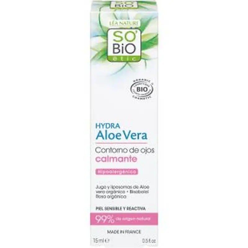 So´Bio Etic Contorno De Ojos Calmante Bisabolol-Aloe 15Ml Bio