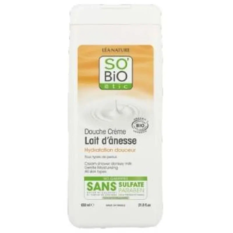 So´Bio Etic Gel De Ducha Hidrat. Suave Leche Burra 650Ml. Bio