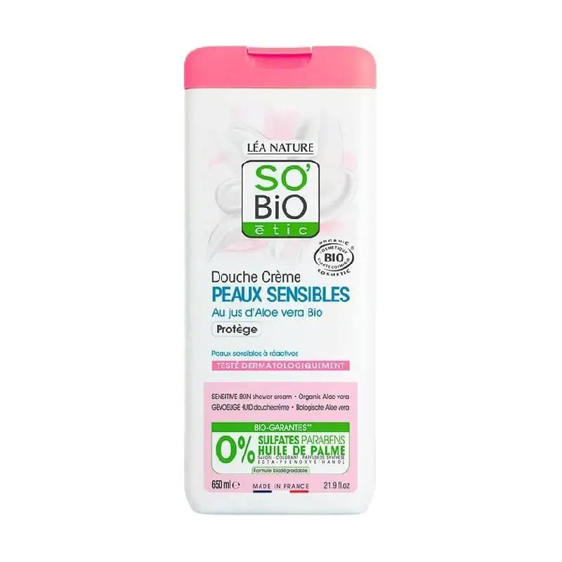 So´Bio Etic Gel De Ducha Piel Sensible Aloe 650Ml.