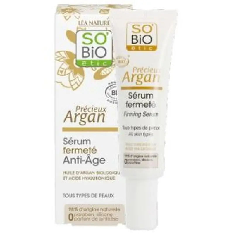 So´Bio Etic Serum Reafirmante Antiedad Hialuronico-Argan 30Ml.