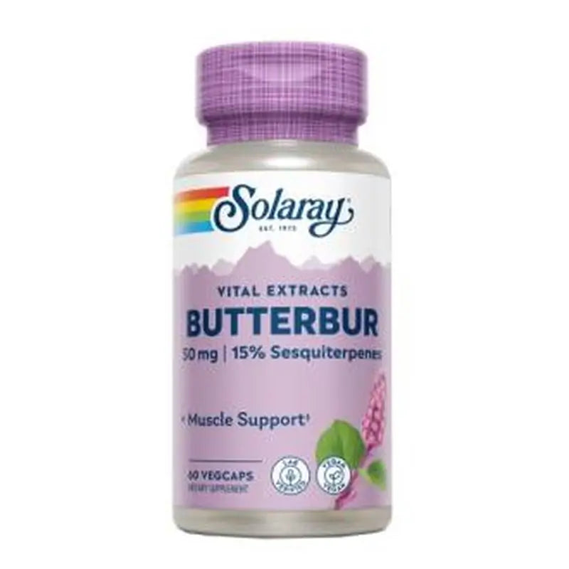 Solaray Butterbur (Petasita) 50Mg. 60 Cápsulasveg.