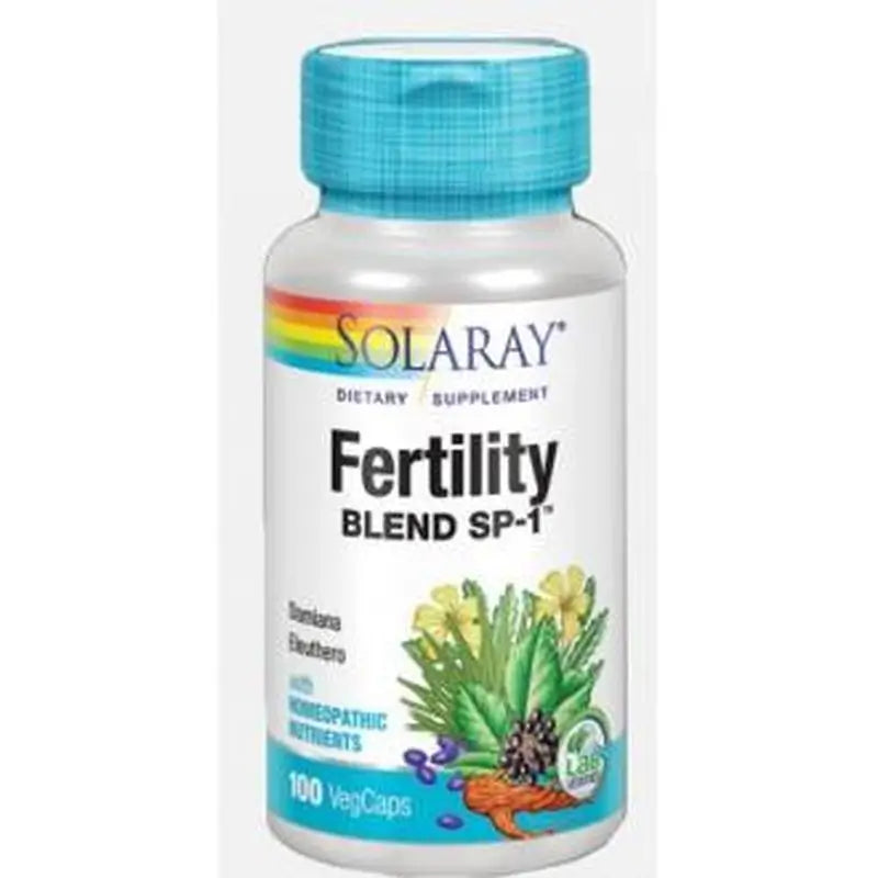 Solaray Fertility Blend 100 Cápsulas