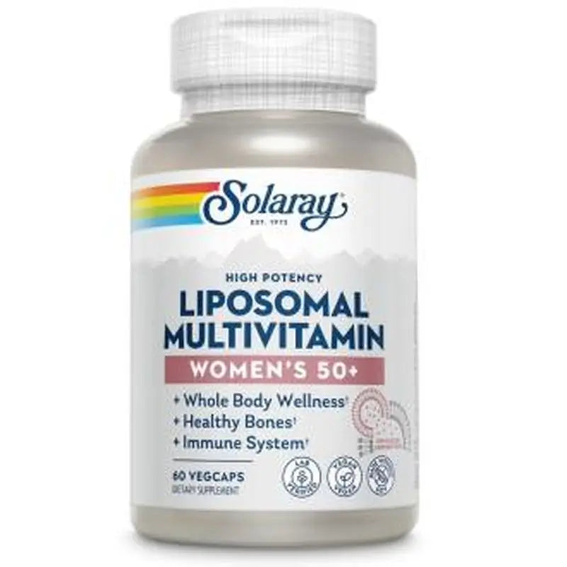 Solaray Liposomal Multivitamin Womens 50+ 60Vcaps.