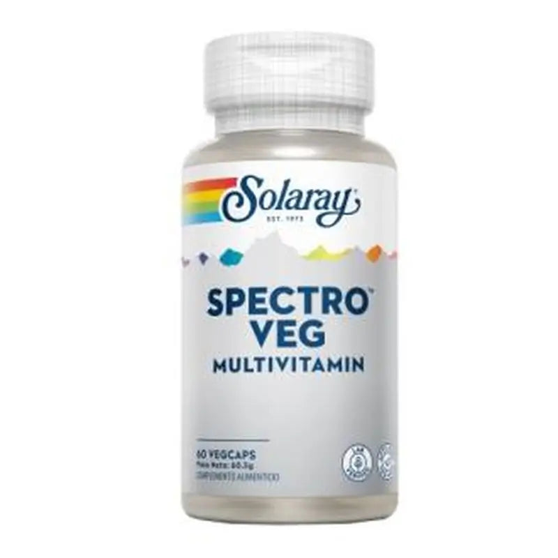 Solaray Spectro (Vit.,Miner.,Antioxid.,)Vegetariano 60Cap