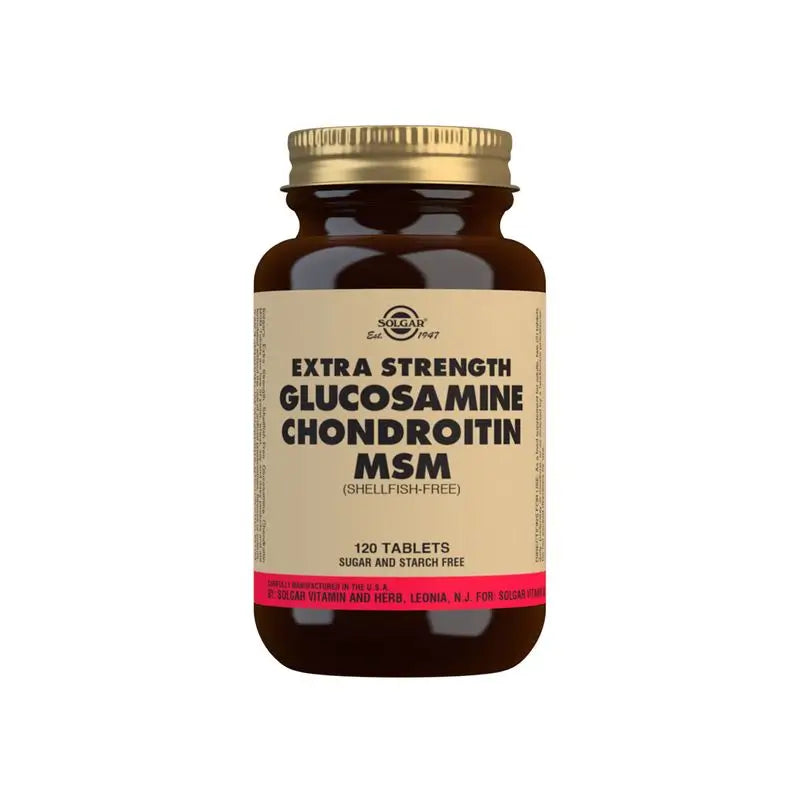 Solgar Glucosamine Chondroitin MSM, 120 Comprimidos