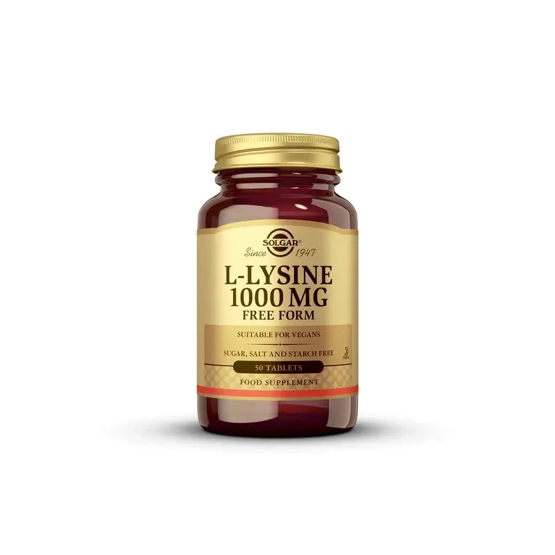 Solgar L-Lysine 1000mg, 50 Comprimidos