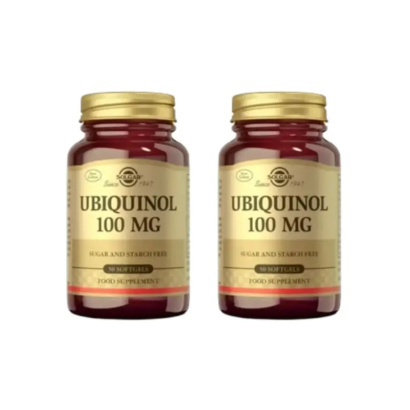 Solgar Ubiquinol 100 Mg, 2X50 cápsulas moles