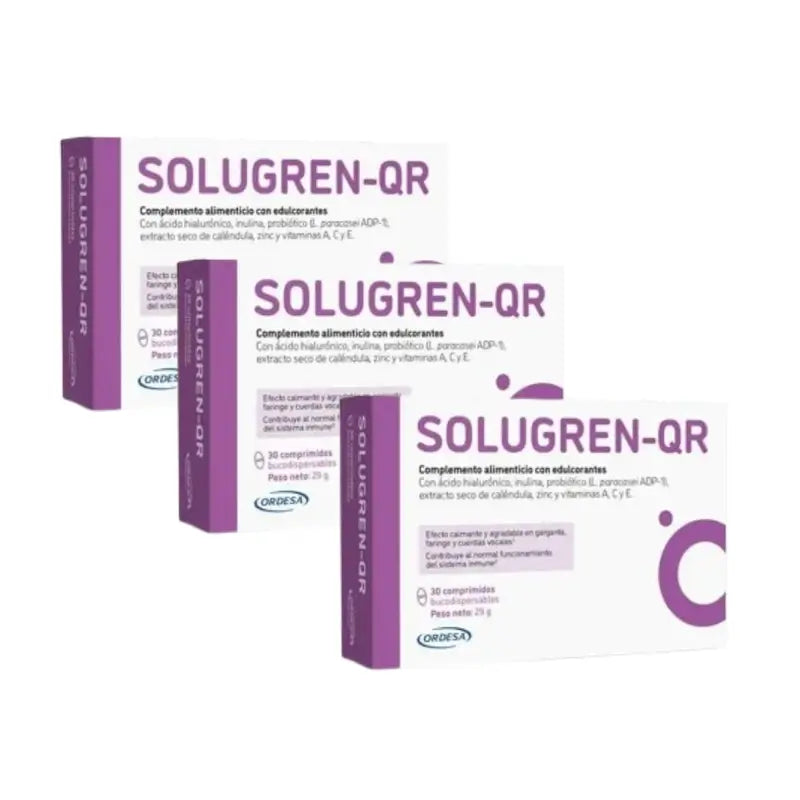 Solugren Suplementos Qr Pack 3 x 30 comprimidos