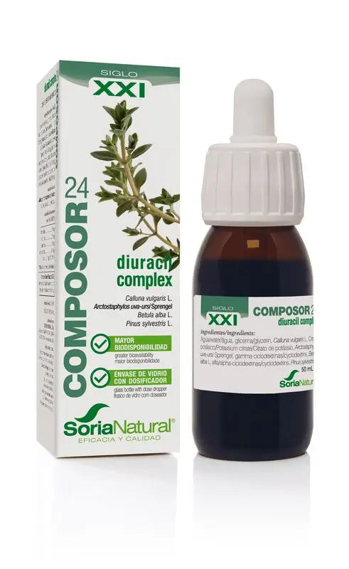 Soria Natural Composor 24 Diuracin Complex Siglo Xxi, 50 Ml
