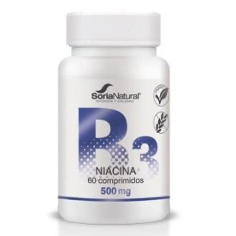 Soria Natural Vitamina B3 Liberacion Sostenida 60 Comprimidos
