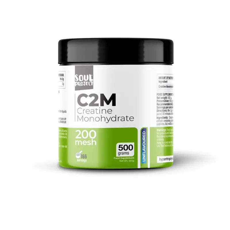 Soul Project Labs C2m Creatina Monohidrato, 500 g