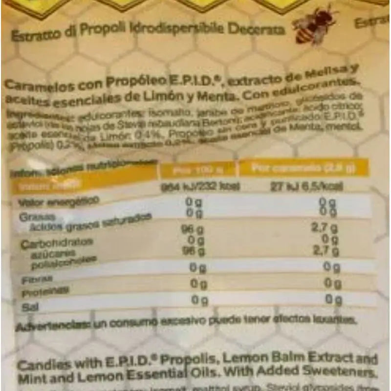 Specchiasol Epid Limão, Hortelã e Bálsamo de Limão 24 unidades.