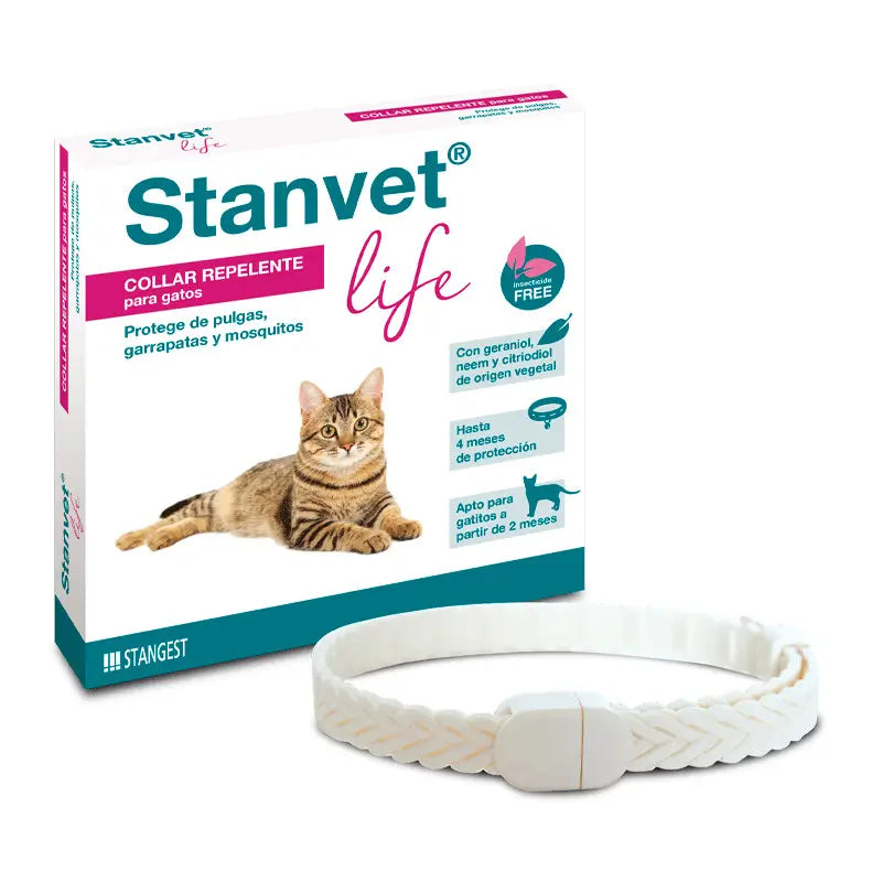 STANVET VIDA COLAR REPELENTE GATOS GATOS 37 CM